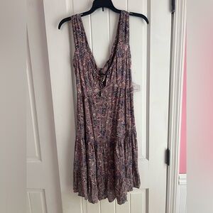 Angie Multicolor Floral Mini Dress